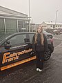 Absolventin der Fahrschule 2026