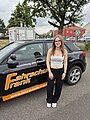 Absolvent/in der Fahrschule