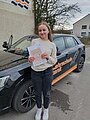 Absolventin der Fahrschule 2023
