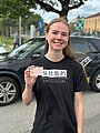 Absolvent/in der Fahrschule