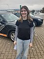 Absolventin der Fahrschule 2026