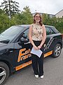 Absolvent/in der Fahrschule