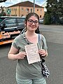 Absolvent/in der Fahrschule