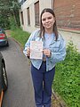 Absolventin der Fahrschule 2025