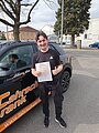 Absolvent/in der Fahrschule