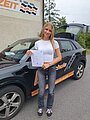 Absolventin der Fahrschule 2025