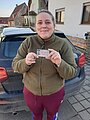 Absolventin der Fahrschule 2023