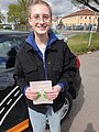 Absolvent/in der Fahrschule