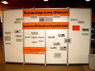Gewerbeschau 2011 Infowand