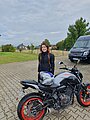 Absolventin der Fahrschule 2025