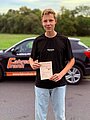 Absolvent der Fahrschule 2025