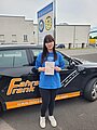 Absolvent/in der Fahrschule