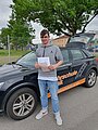 Absolvent/in der Fahrschule