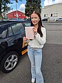 Absolvent/in der Fahrschule