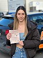 Absolventin der Fahrschule 2023