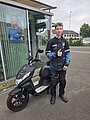 Absolvent/in der Fahrschule