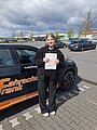 Absolvent/in der Fahrschule