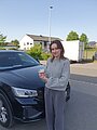 Absolvent/in der Fahrschule