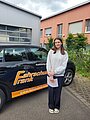 Absolventin der Fahrschule 2025