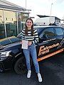Absolventin der Fahrschule 2023