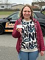 Absolventin der Fahrschule 2024