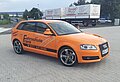 Orangener Audi A3