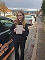 Absolventin der Fahrschule 2023
