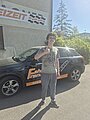 Absolvent/in der Fahrschule