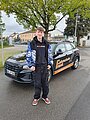 Absolvent/in der Fahrschule