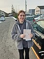 Absolventin der Fahrschule 2026