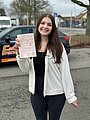 Absolventin der Fahrschule 2024