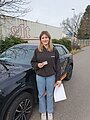 Absolventin der Fahrschule 2024