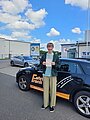 Absolvent/in der Fahrschule