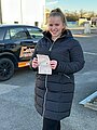 Absolventin der Fahrschule 2024