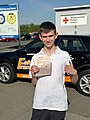 Absolvent/in der Fahrschule