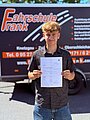 Absolvent der Fahrschule 2025