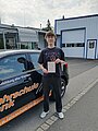 Absolvent der Fahrschule 2025