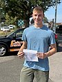 Absolvent/in der Fahrschule