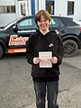 Absolventin der Fahrschule 2025
