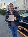 Absolventin der Fahrschule 2023