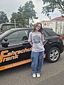Absolvent/in der Fahrschule
