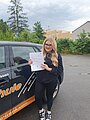 Absolvent/in der Fahrschule